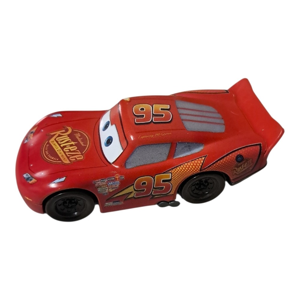 Disney/Pixar's Cars Lightning McQueen 2006 McDonald's Pull Back Car Works! - Picture 2 of 5